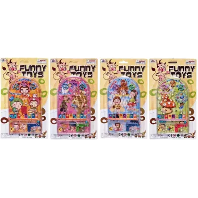 Pinball guličková hra 11x20cm - modrá