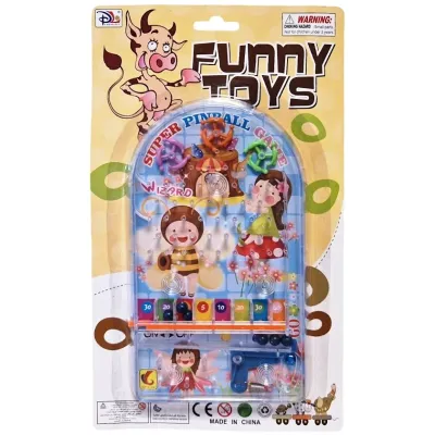 Pinball guličková hra 11x20cm - modrá