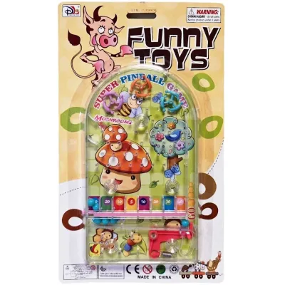 Pinball guličková hra 11x20cm - modrá