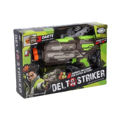 Pištol so 6 penovými nábojmi 21cm