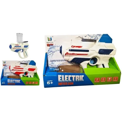 Pistoľ vodná na batériu 18cm - modrá