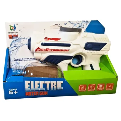 Pistoľ vodná na batériu 18cm - modrá