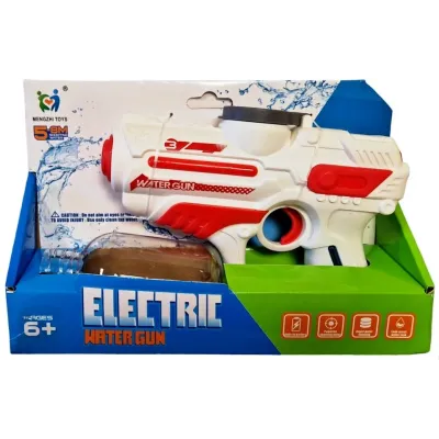 Pistoľ vodná na batériu 18cm - modrá