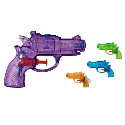 Pištoľ vodná revolver 12cm - modrá