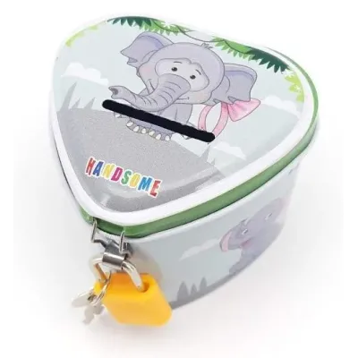 Plechová pokladníčka Handsome 8x7cm - modrá