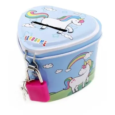 Plechová pokladníčka Handsome 8x7cm - modrá