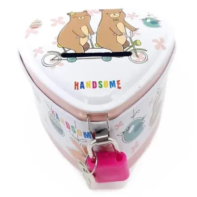 Plechová pokladníčka Handsome 8x7cm - modrá