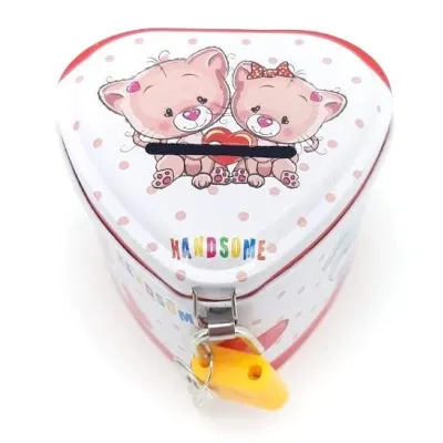 Plechová pokladníčka Handsome 8x7cm - modrá