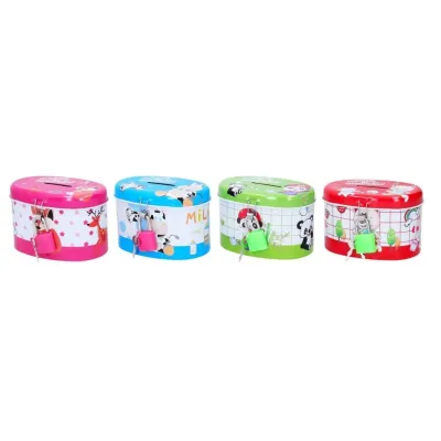 Plechová pokladníčka Time to Celebrate 10cm - modrá