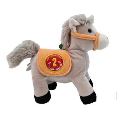 Plyšový dostihový koník so zvukom 22cm - 2