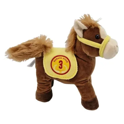 Plyšový dostihový koník so zvukom 22cm - 2