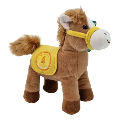 Plyšový dostihový koník so zvukom 22cm - 2