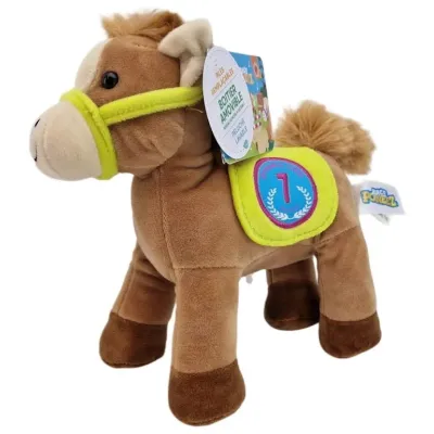 Plyšový dostihový koník so zvukom 22cm - 2