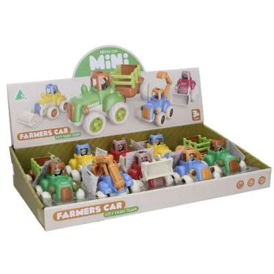 Pracovný stroj na zotrvačník 16cm - žltá