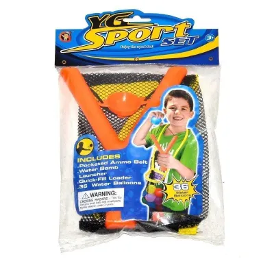 Prak 19cm + vodné bomby - zelená