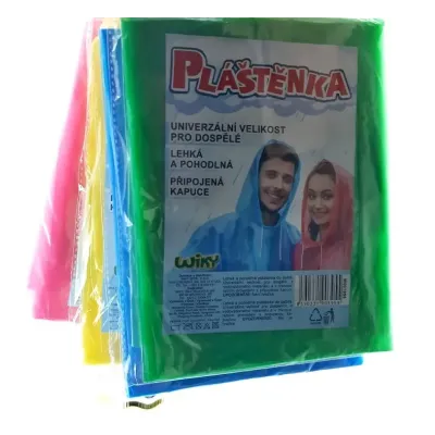 Pršiplášť do vrecka 140x76cm - žltá