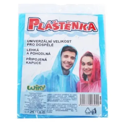 Pršiplášť do vrecka 140x76cm - žltá