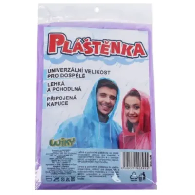 Pršiplášť do vrecka 140x76cm - žltá