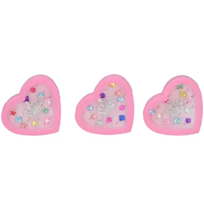 Prstienky s kamienkami sada 11ks