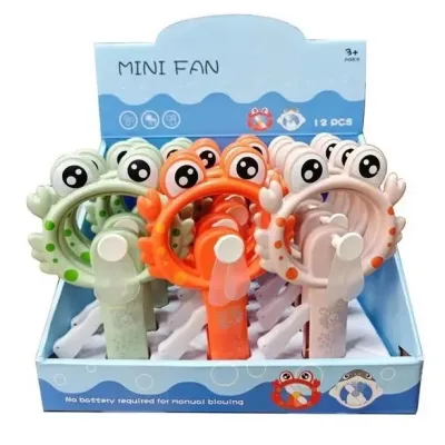 Ručný ventilátor Krab 19cm - zelená