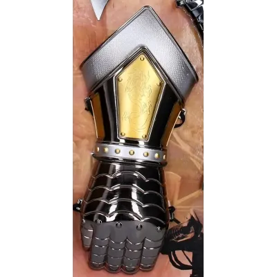 Rytierska rukavica a sekera 33cm sada