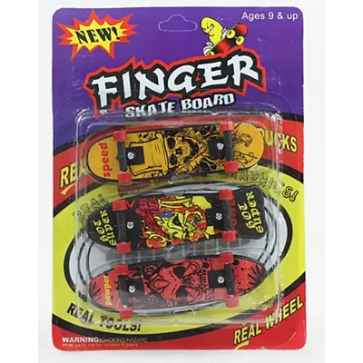 Skateboard prstový 3ks/10cm