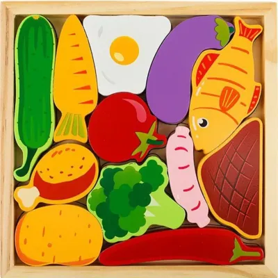 Skladačka drevená potraviny