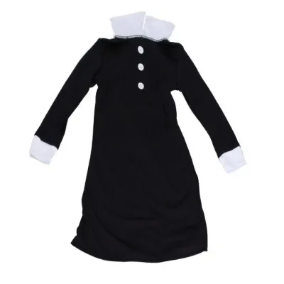 Školáčka karnevalový kostým čierny M 110-120cm