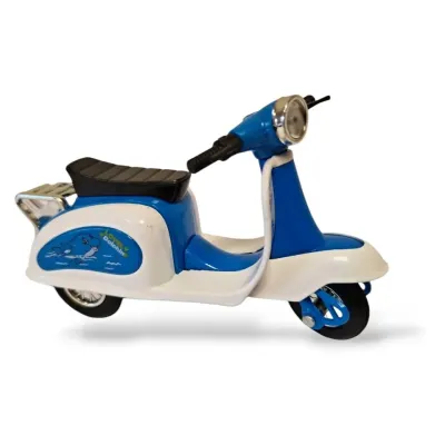 Skúter Safari na spätné natiahnutie 12cm - žltá