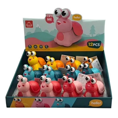 Slimák na natiahnutie 9cm - zelená