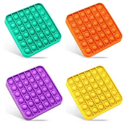 Spoločenská hra Pop Up Štvorec 12cm - žltá