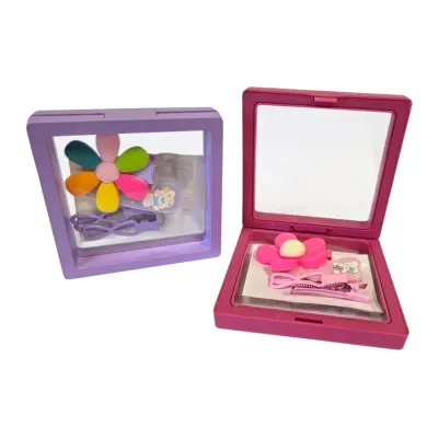 Sponky do vlasov set 4ks - fialová