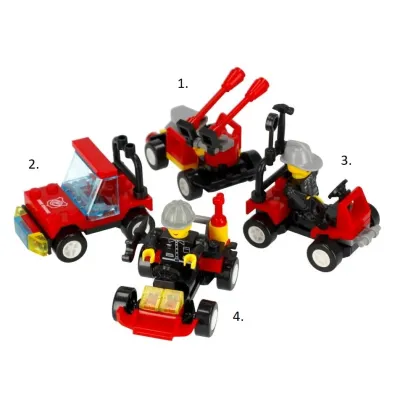 Stavebnica Alleblox FireBrigade 27-36ks/4druhy - 1