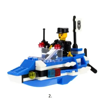 Stavebnica Alleblox PoliceForce 96-103ks/4druhy - 1