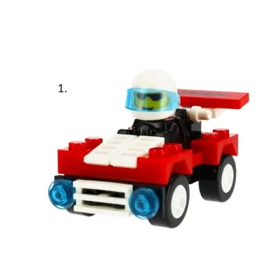 Stavebnica Alleblox RacingTeam 32-34ks/4druhy - 1