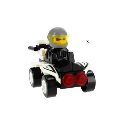 Stavebnica Alleblox RacingTeam 32-34ks/4druhy - 1