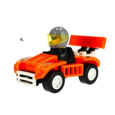 Stavebnica Alleblox RacingTeam 32-34ks/4druhy - 1