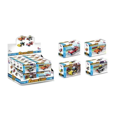 Stavebnica Alleblox RacingTeam 32-34ks/4druhy - 1