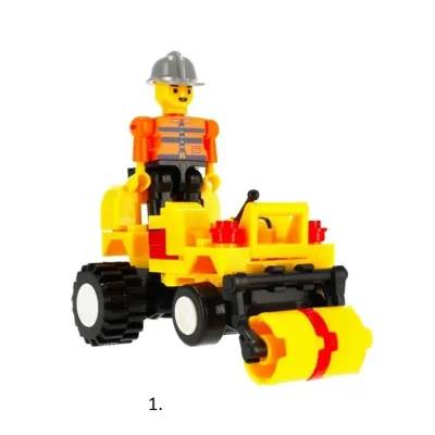 Stavebnica Alleblox RacingTeam 45-59ks/4druhy - 1