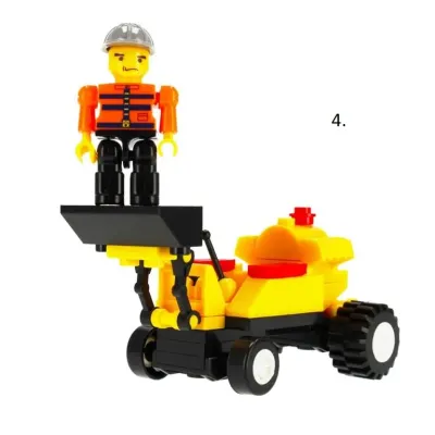 Stavebnica Alleblox RacingTeam 45-59ks/4druhy - 1