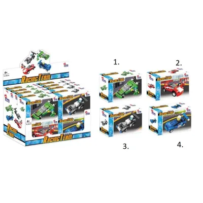 Stavebnica Alleblox RacingTeam 63-66ks/4druhy - 1