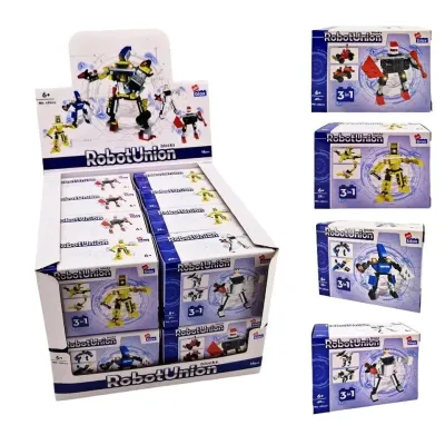 Stavebnica alleBlox Transformers 33-40ks/4druhy - žltá