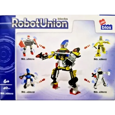 Stavebnica alleBlox Transformers 33-40ks/4druhy - žltá