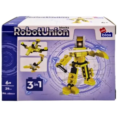 Stavebnica alleBlox Transformers 33-40ks/4druhy - žltá