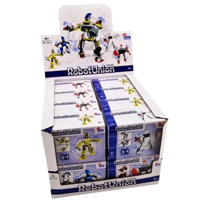 Stavebnica alleBlox Transformers 33-40ks/4druhy - žltá