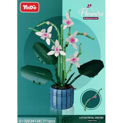 Stavebnica kvety "Lotus petal orchid" 711ks