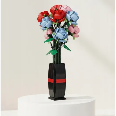 Stavebnica kvety "Scarlet Whisper" 756ks