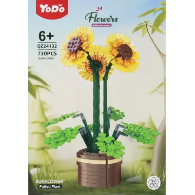 Stavebnica kvety "Slnečnice" 730ks