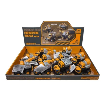 Stavebný stroj na zotrvačník 12cm - vyklápač