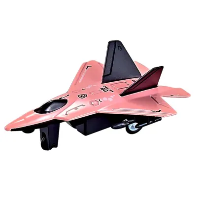 Stíhačka kov na spätné naťiahnutie 11cm - modrá